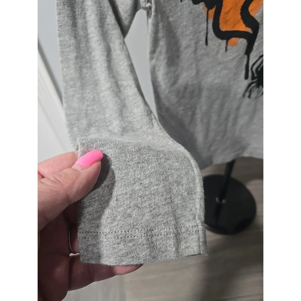 OSH KOSH ORGINAL KIDS SCARY COOL LONG SLEEVE SHIRT GREY SIZE 6/6A